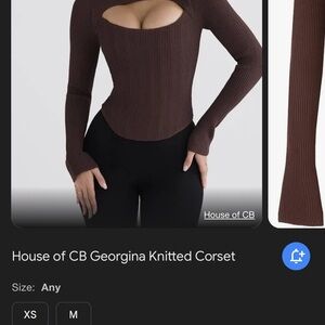 House of CB Georgina Knitted Corset